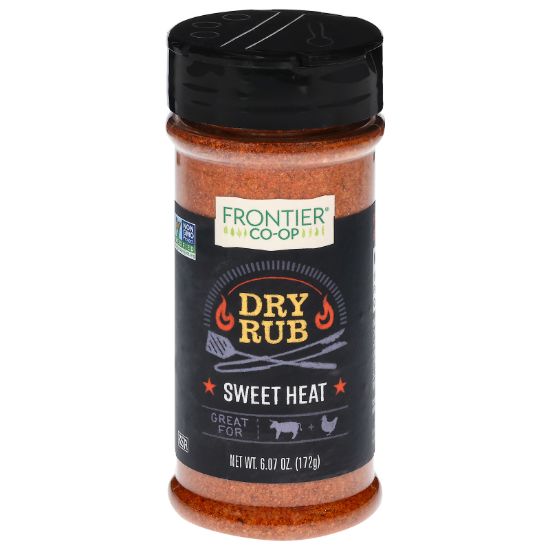 Frontier Natural Products Coop - Rub Dry Sweet Heat - EA of 1-6.07 OZ
