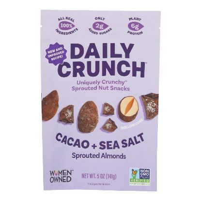 Daily Crunch - Spr Alm Cacao Sea Salt - CS of 6-4 OZ
