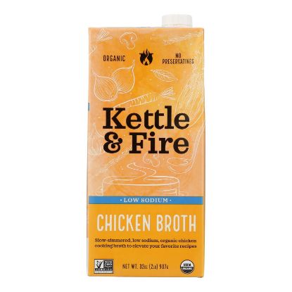 Kettle And Fire - Broth Og2 Chkn Low Sodium - CS of 8-32 OZ