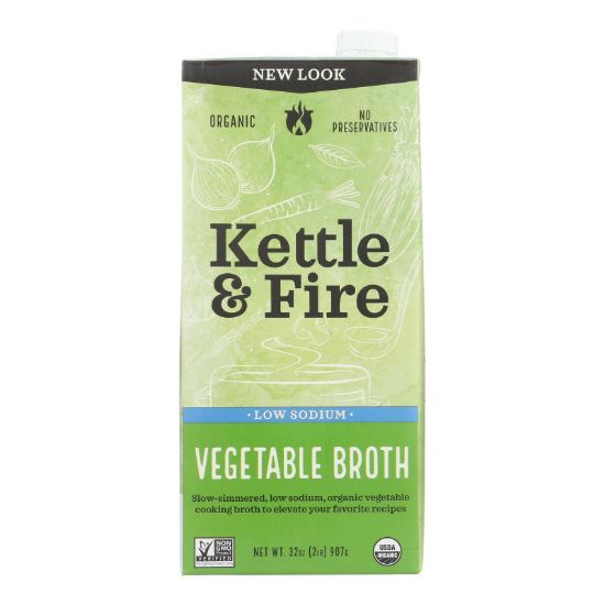Kettle And Fire - Broth Og2 Veg Low Sodium - CS of 8-32 OZ