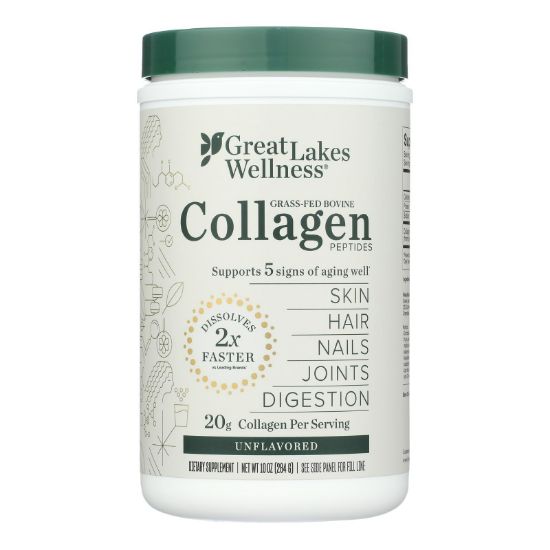 Great Lakes Wellness - Collagen Peptides Unflvrd - EA of 1-10 OZ