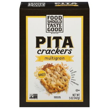 Food Should Taste Good - Crackers Pita Bkd Multgrn - CS of 6-5 OZ