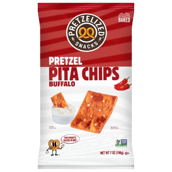 Pretzelized - Pita Chip Buffalo - CS of 12-7 OZ