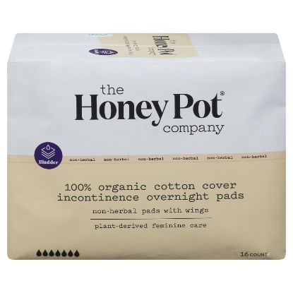 The Honey Pot - Pad Incont Ovrnt Non Hrbl - EA of 1-16 CT