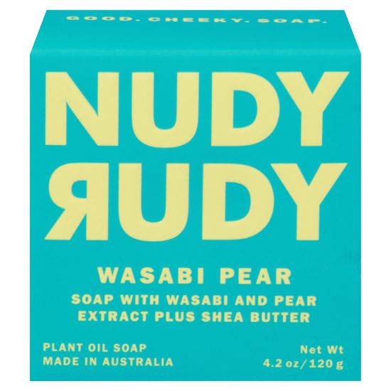 Nudy Rudy - Soap Wasabi Pear - EA of 1-4.2 OZ