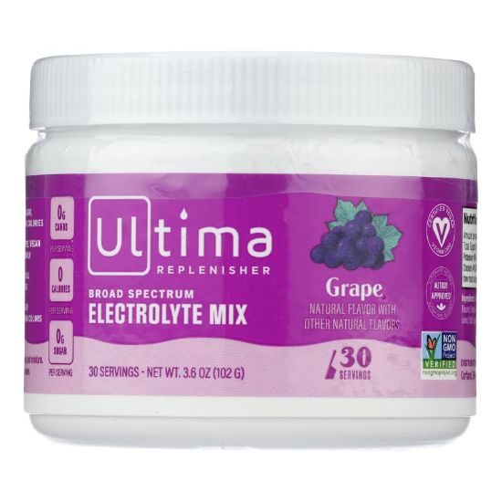 Ultima Replenisher - Electrolyte Mix Grape - EA of 1-3.8 OZ
