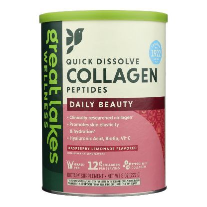 Great Lakes Wellness - Collagen Peptds Rasp Lem - EA of 1-8 OZ