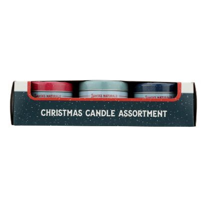 Santa's Natural - Candle Set Mini Trio Smpl - CS of 6-10.5 OZ