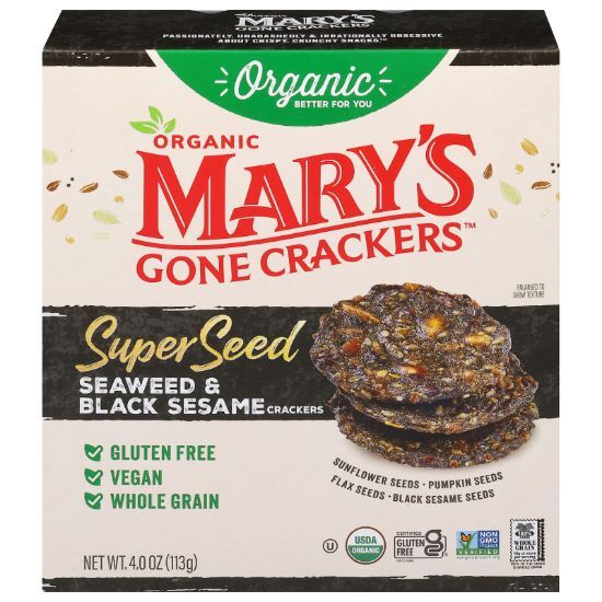 Mary's Gone Crackers - Crckr Og2 Spr Sd Seawd - CS of 6-4 OZ