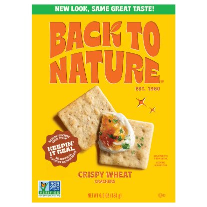 Back To Nature - Crackers Crispy Wheat - CS of 6-6.5 OZ