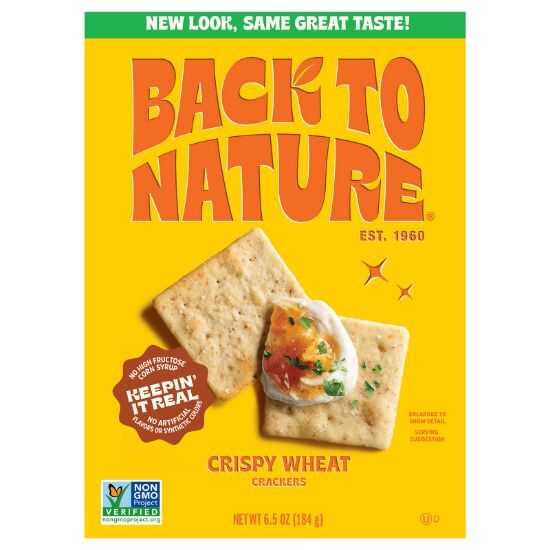Back To Nature - Crackers Crispy Wheat - CS of 6-6.5 OZ