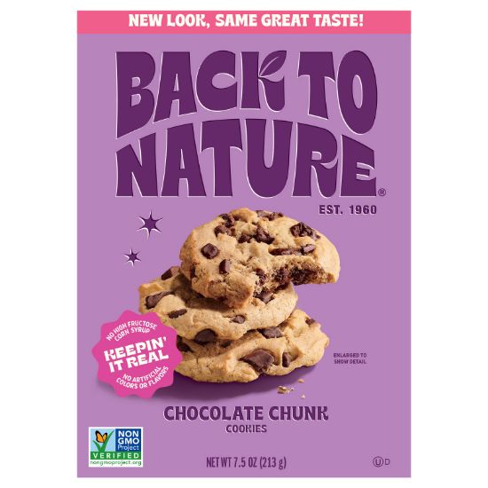 Back To Nature - Cookies Chocolate Chunk - CS of 6-7.5 OZ