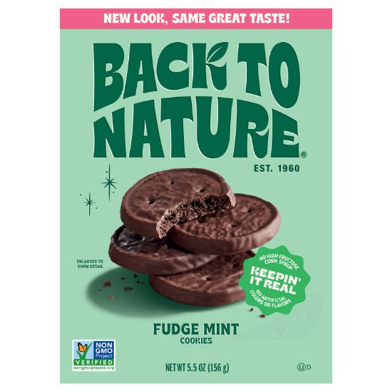 Back To Nature - Cookies Fudge Mint - CS of 6-5.5 OZ