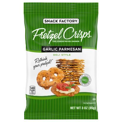 Pretzel Crisps - Pretzel Crisp Garlic Parm - CS of 8-3 OZ