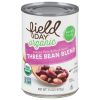 Field Day - Beans Og2 Three Bean Blnd - CS of 12-15 OZ