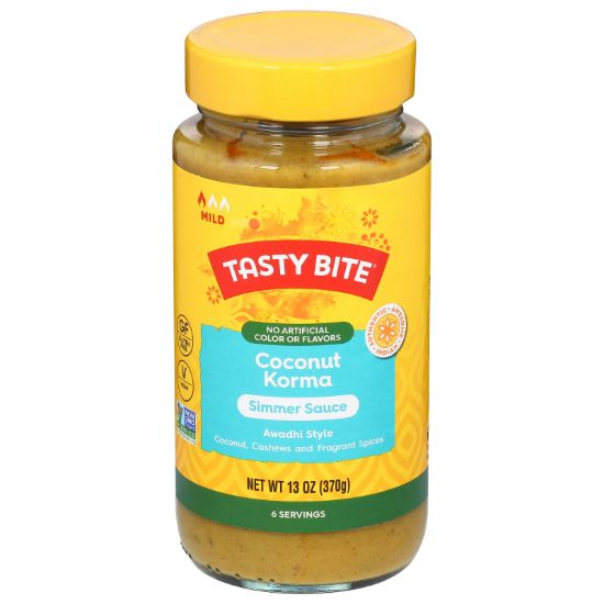 Tasty Bite - Simmer Sce Coconut Korma - CS of 6-13 OZ