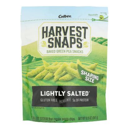 Harvest Snaps - Crisps Grn Pea Lghtly Slt - CS of 6-8.5 OZ