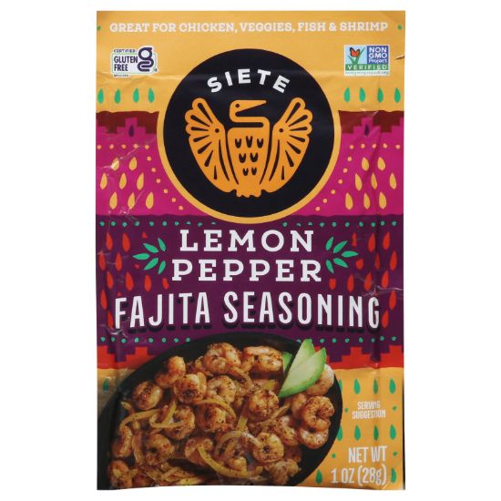 Siete - Fajita Seasn Lemon Pepper - CS of 12-1 OZ