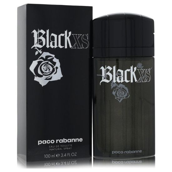 Black XS by Paco Rabanne Eau De Toilette Spray 3.4 oz for Men