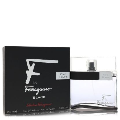 F Black by Salvatore Ferragamo Eau De Toilette Spray 3.4 oz for Men