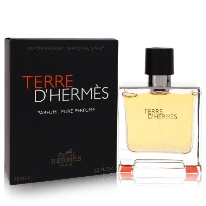 Terre D'Hermes by Hermes Pure Pefume Spray 2.5 oz for Men