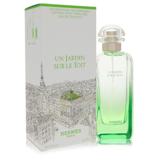 Un Jardin Sur Le Toit by Hermes Eau De Toilette Spray 3.3 oz for Women