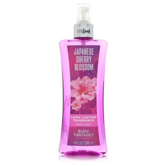 Body Fantasies Signature Japanese Cherry Blossom by Parfums De Coeur Body Spray 8 oz for Women