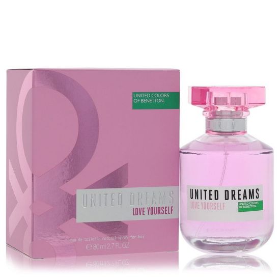 United Dreams Love Yourself by Benetton Eau De Toilette Spray 2.7 oz for Women