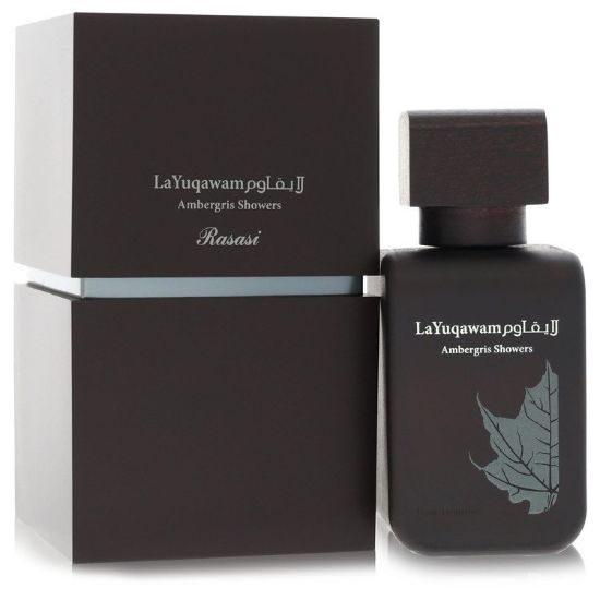 Ambergris Showers by Rasasi Eau De Parfum Spray 2.5 oz for Men
