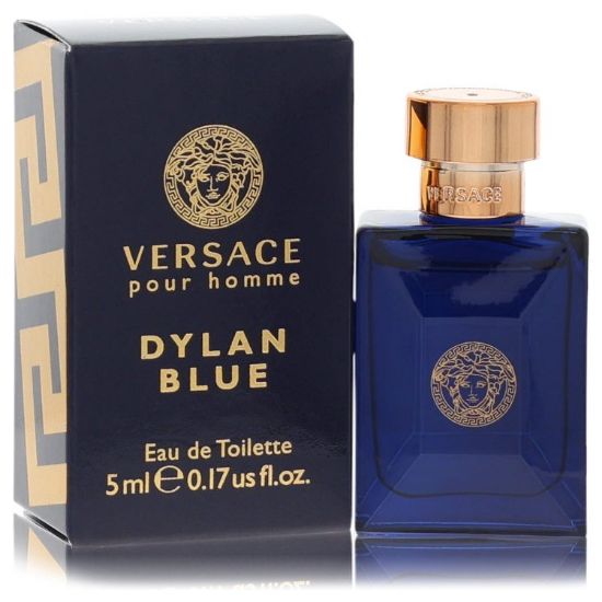 Versace Pour Homme Dylan Blue by Versace Mini EDT .17 oz for Men