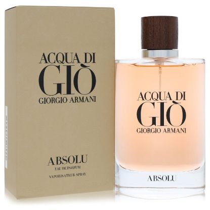 Acqua Di Gio Absolu by Giorgio Armani Eau De Parfum Spray 4.2 oz for Men