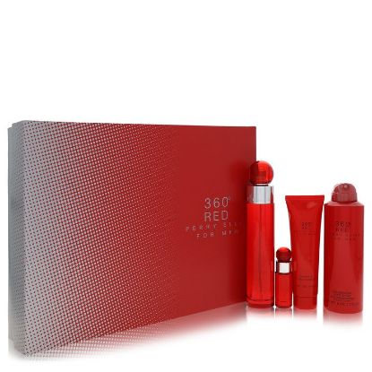 Perry Ellis 360 Red by Perry Ellis Gift Set -- for Men