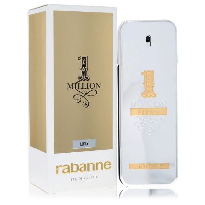 1 Million Lucky by Paco Rabanne Eau De Toilette Spray 3.4 oz for Men