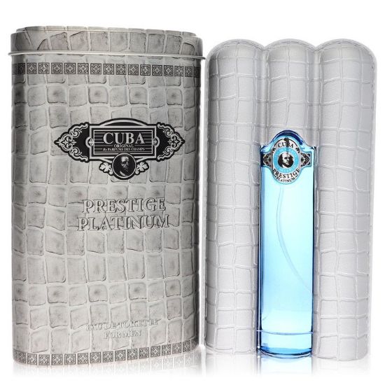 Cuba Prestige Platinum by Fragluxe Eau De Toilette Spray 3 oz for Men