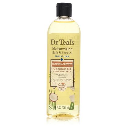 Dr Teal's Moisturizing Bath & Body Oil by Dr Teal's Nourishing Coconut Oil with Essensial Oils, Jojoba Oil, Sweet Almond Oil and Cocoa Butter 8.8 oz for Women