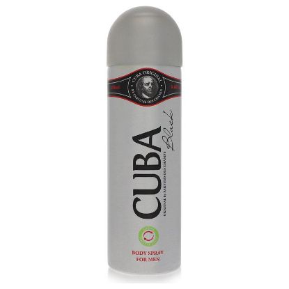 CUBA Black by Fragluxe Body Spray 6.6 oz for Men