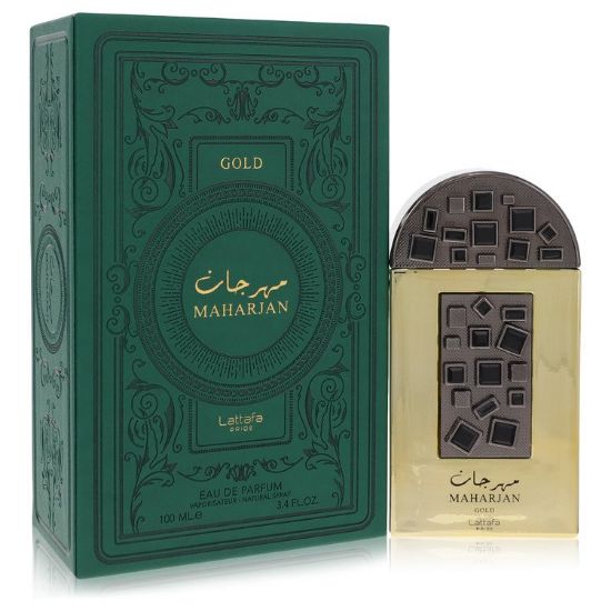 Lattafa Pride Maharjan Gold by Lattafa Eau De Parfum Spray (Unisex) 3.4 oz for Men