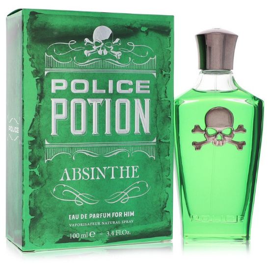Police Potion Absinthe by Police Colognes Eau De Parfum Spray 3.4 oz for Men