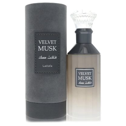 Lattafa Velvet Musk by Lattafa Eau De Parfum Spray (Unisex) 3.4 oz for Men