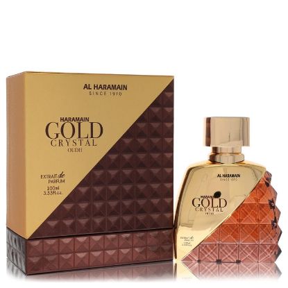 Al Haramain Gold Crystal Oudh by Al Haramain Extrait De Parfum Spray 3.33 oz for Men