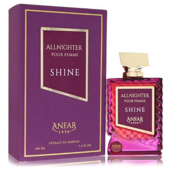 Anfar All Nighter Shine by Anfar Extrait De Parfum Spray 3.4 oz for Women