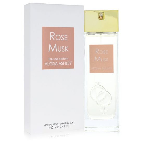 Alyssa Ashley Rose Musk by Alyssa Ashley Eau De Parfum Spray 3.4 oz for Women