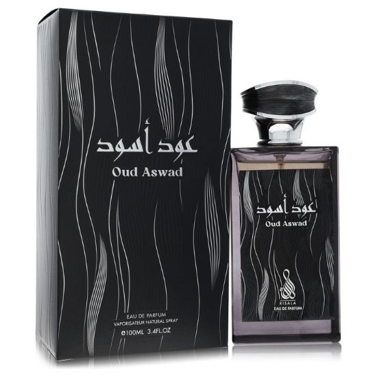 Risala Oud Aswad by Risala Eau De Parfum Spray 3.4 oz for Men