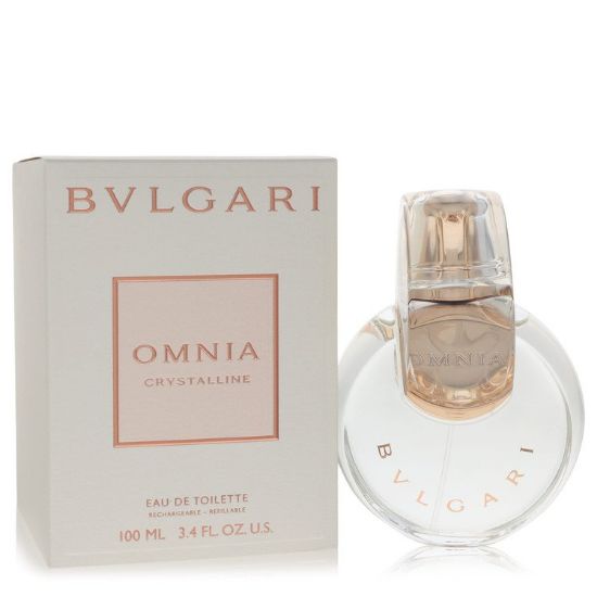Omnia Crystalline by Bvlgari Eau De Toilette Refillable Spray 3.4 oz for Women