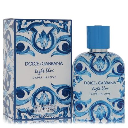 Light Blue Capri in Love by Dolce & Gabbana Eau De Parfum Refillable Spray 3.3 oz for Men