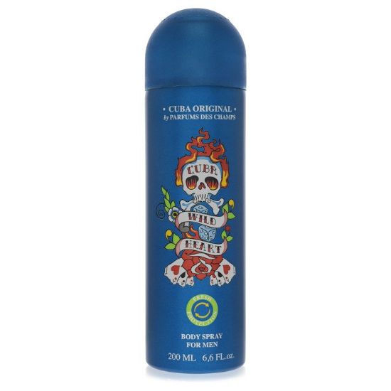Cuba Wild Heart by Fragluxe Deodorant Spray 6.7 oz for Men