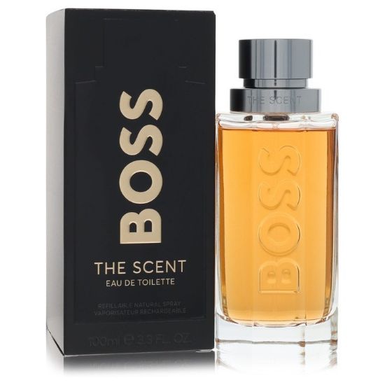 Boss The Scent by Hugo Boss Eau De Toilette Refillable Spray 3.3 oz for Men