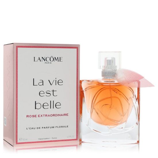la Vie Est Belle Rose Extraordinaire by Lancome L'eau  De Parfum Florale Spray 1.7 oz for Women
