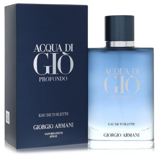 Acqua Di Gio Profondo by Giorgio Armani Eau De Toilette Spray 3.3 oz for Men