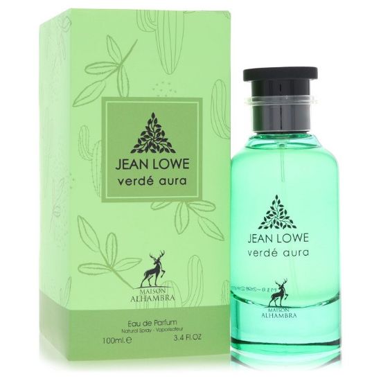 Maison Alhambra Jean Lowe Verde Aura by Maison Alhambra Eau De Parfum Spray (Unisex) 3.4 oz for Men